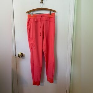 Barco One Scrub Coral Jogger Pants with Pockets Small